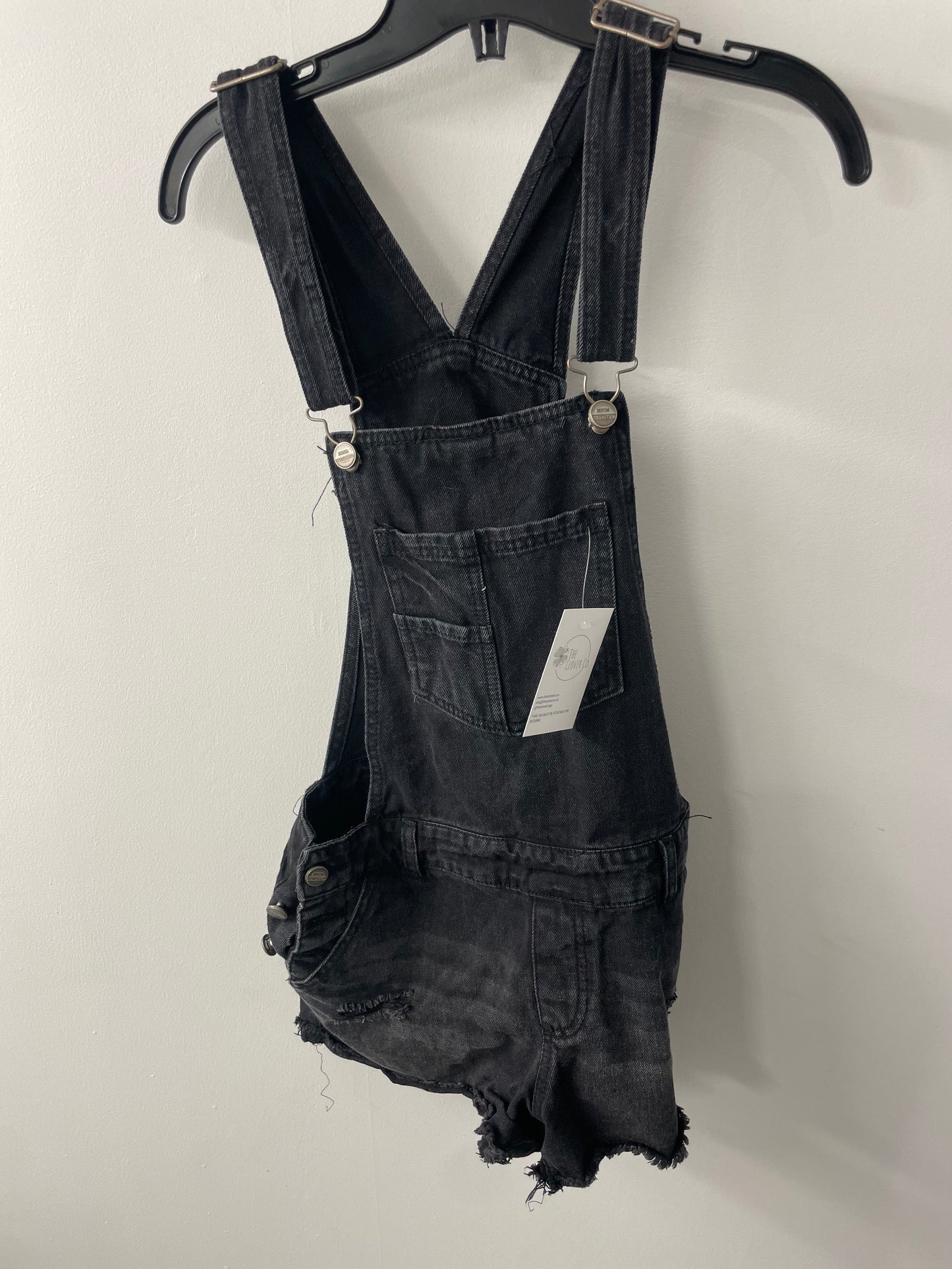 Pink Blush Short Overalls Sz S