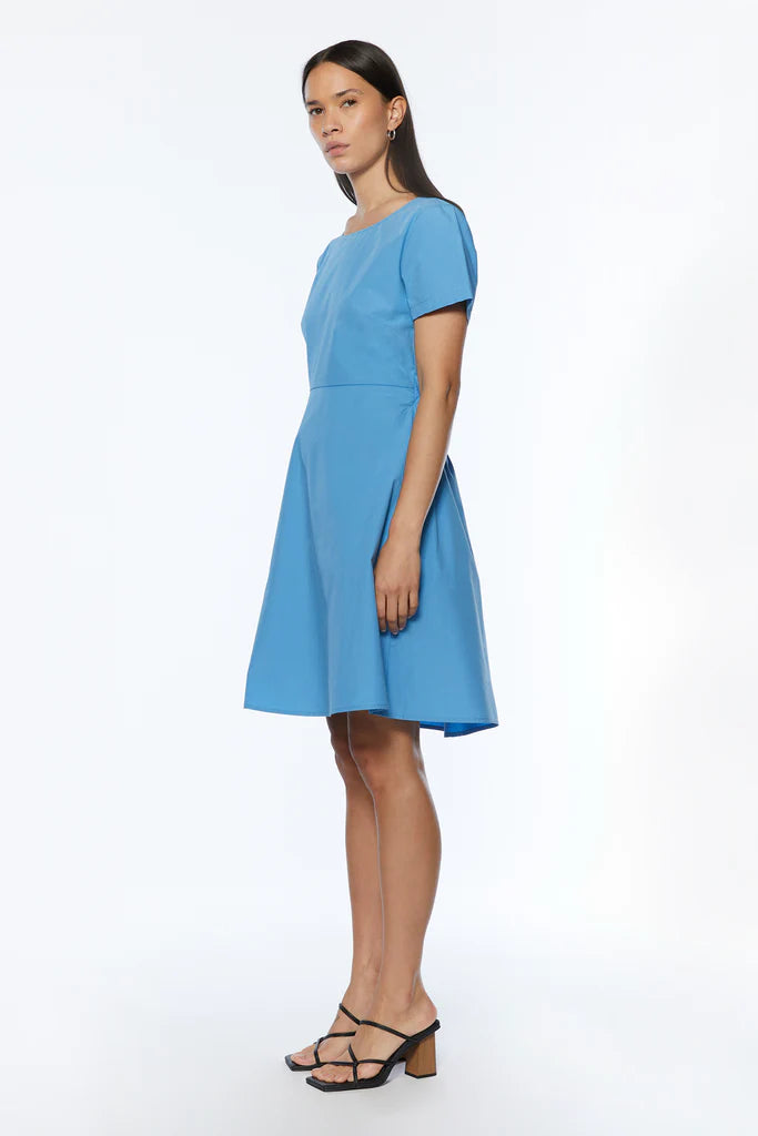 Oak + Fort Open Back Midi Dress Sz Small