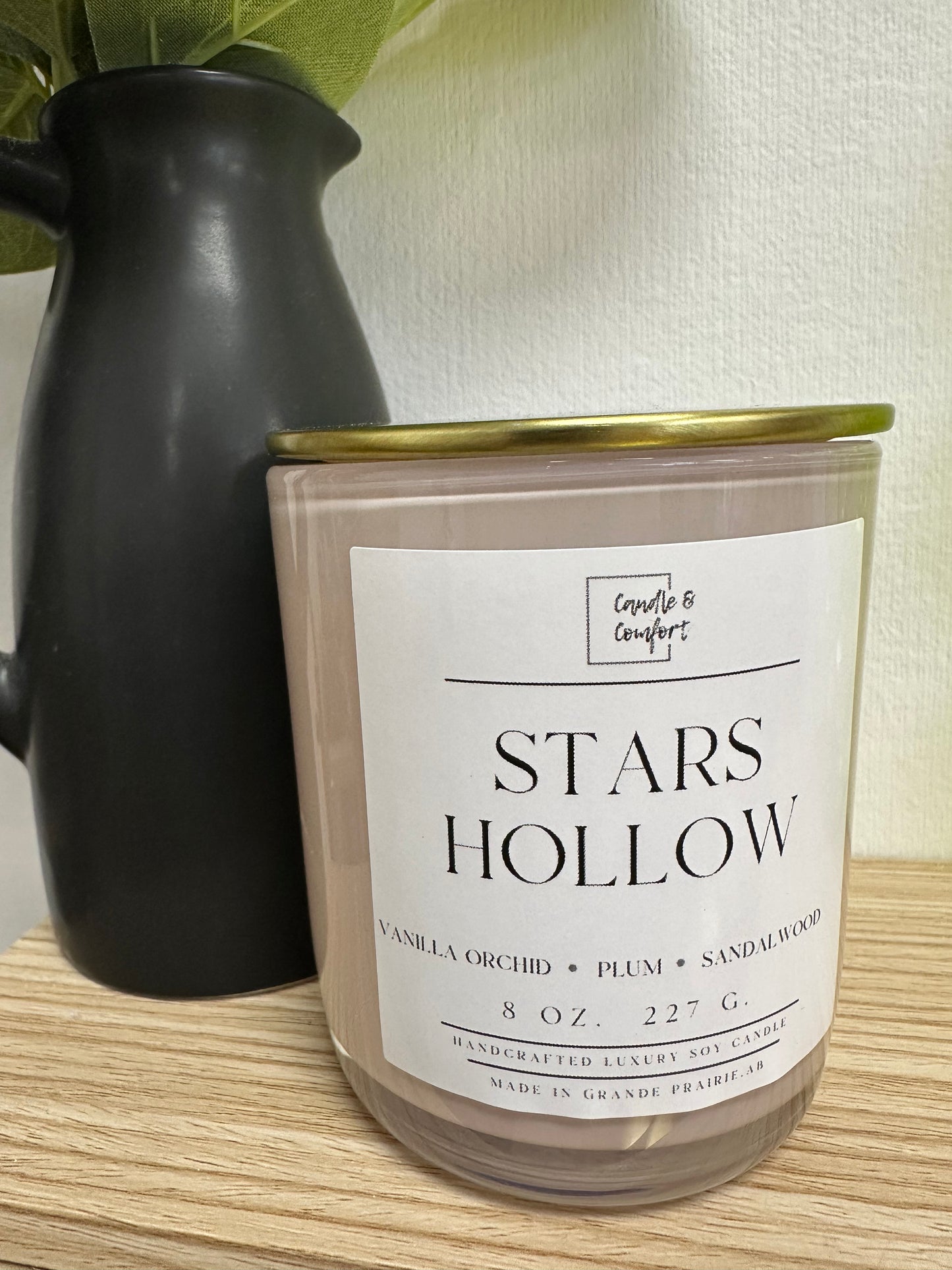 Candle and Comfort Stars Hollow Candle