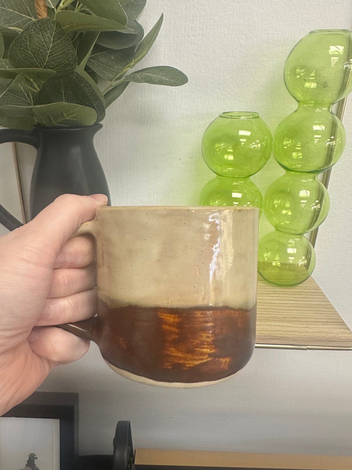 Tulie Pottery Heart Mug