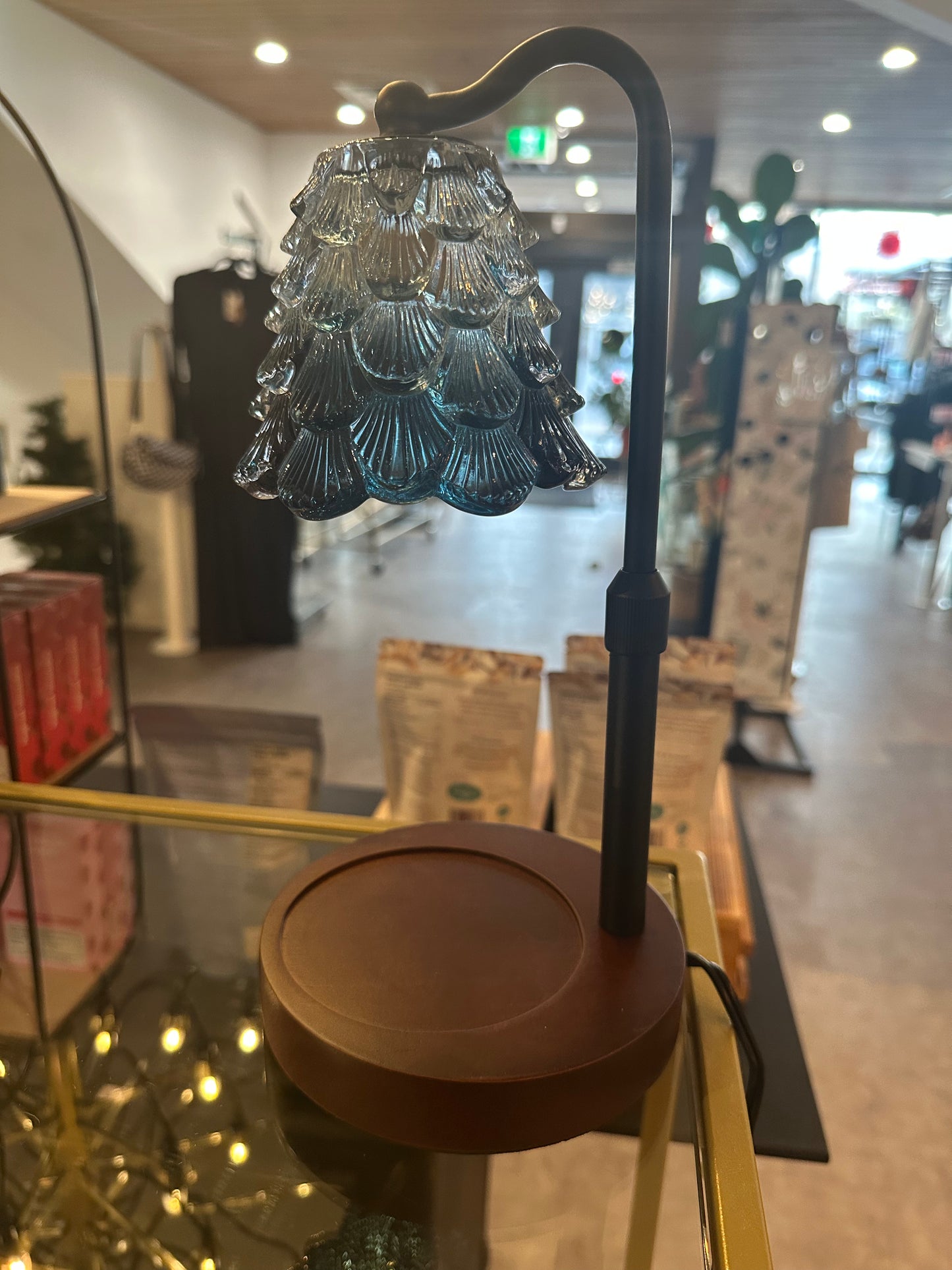 Candle Warmer - Black/Blue Shade