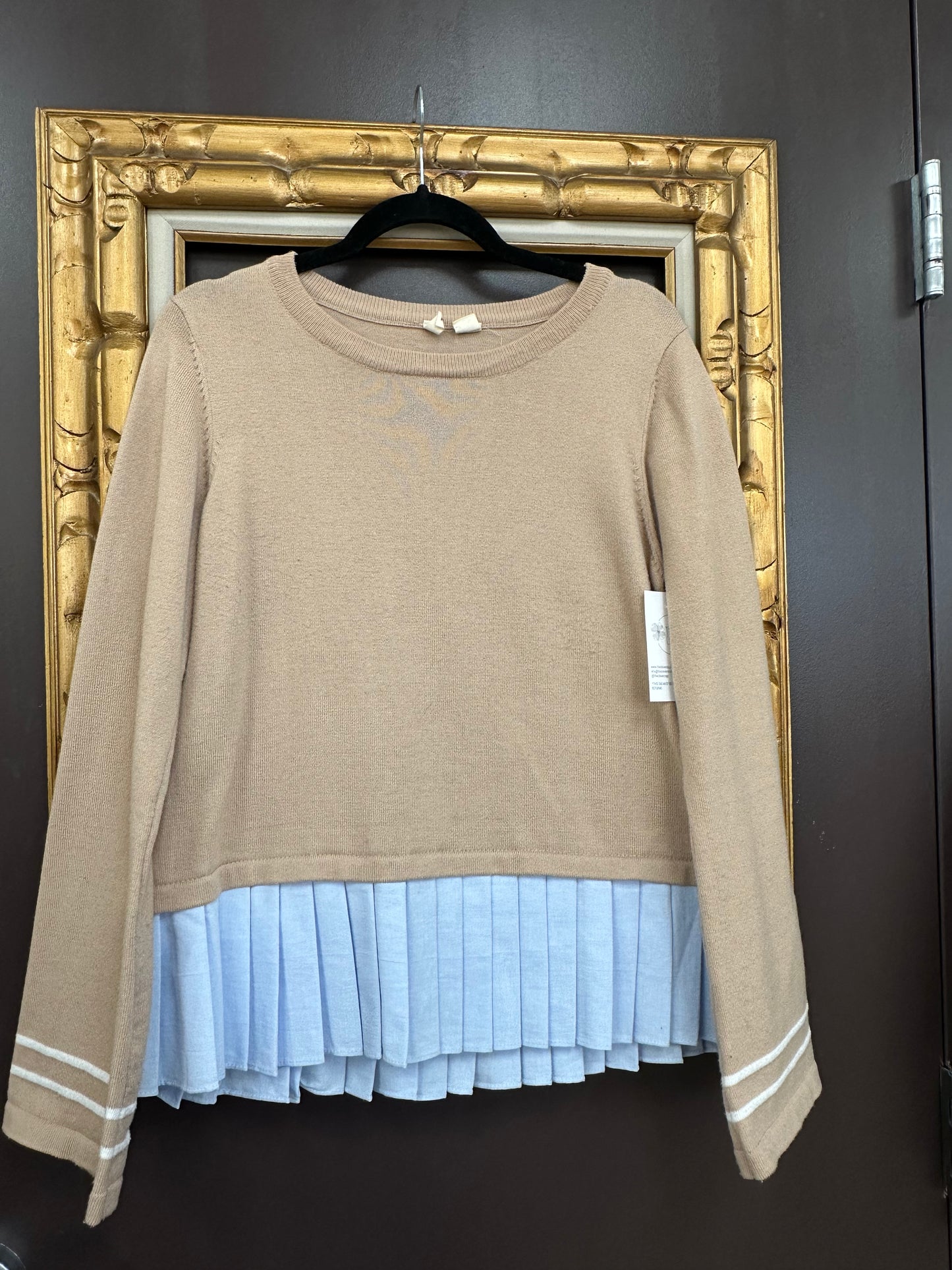 Moth Two Layer Sweater Sz M