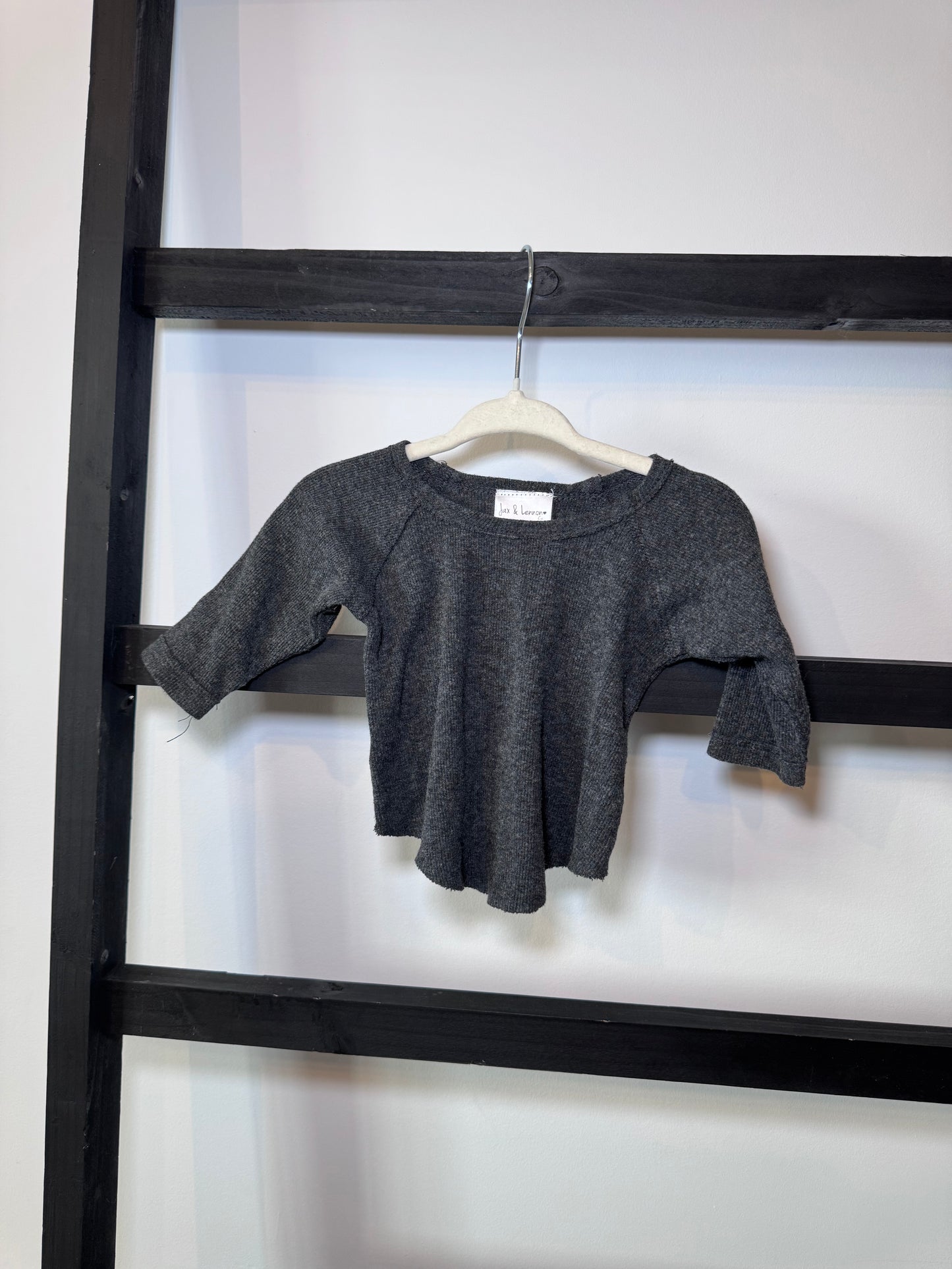 Jax & Lennon Ribbed Long Sleeve - 0/3 Month
