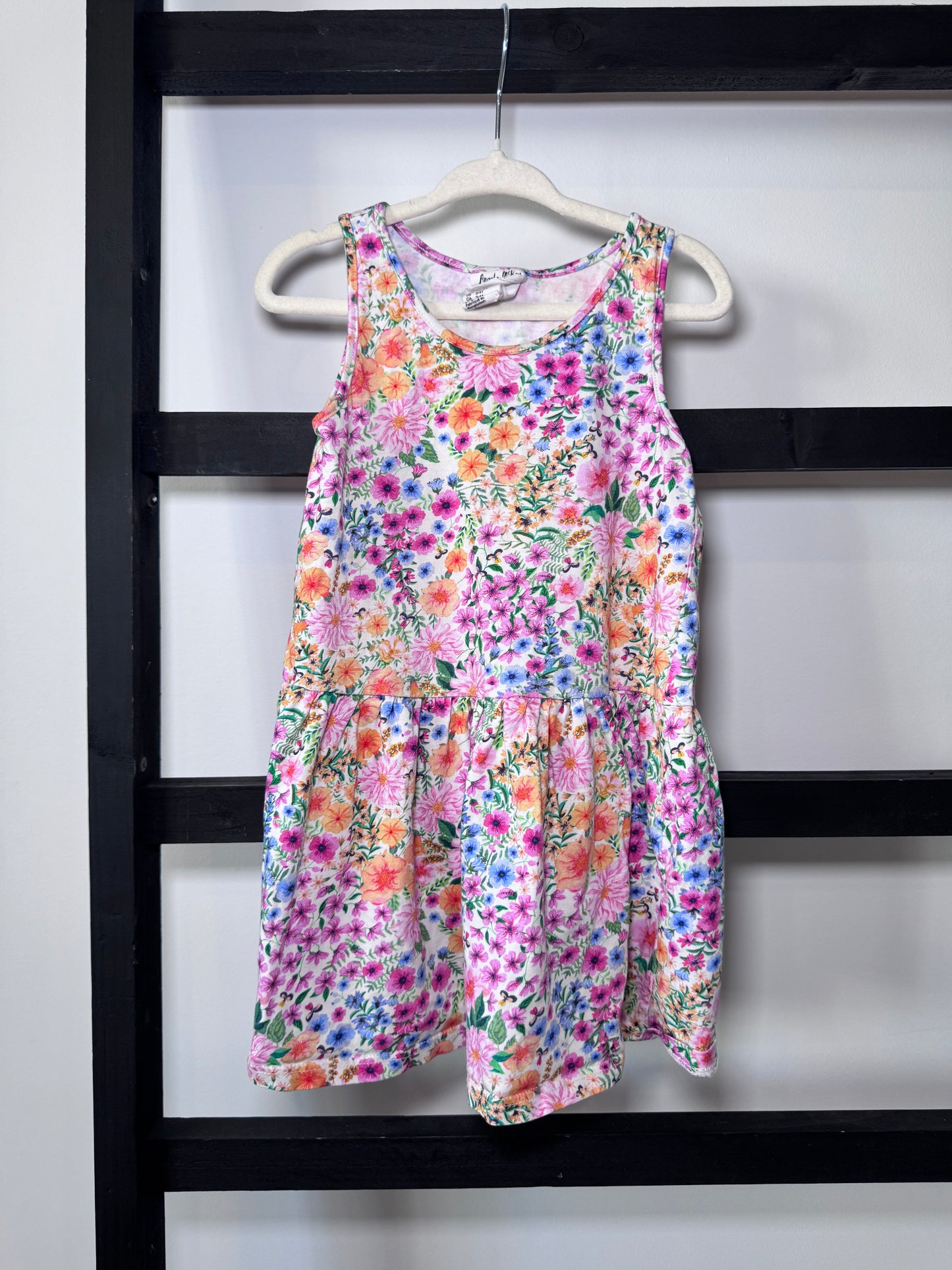 H&M Cotton Floral Dress - 3/4T
