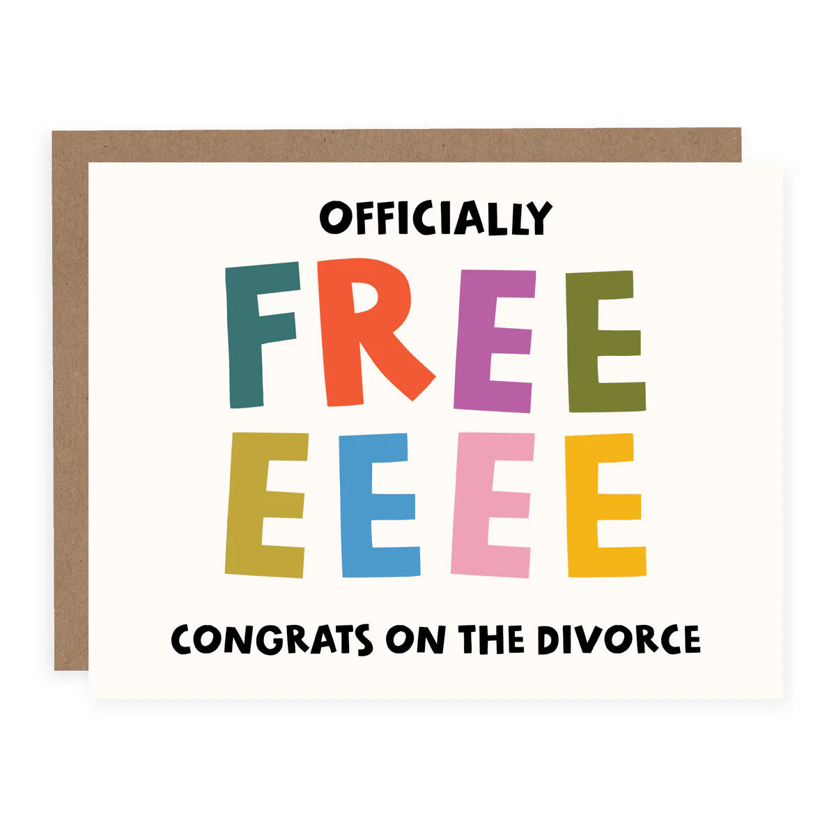 Officially Free Divorce Card