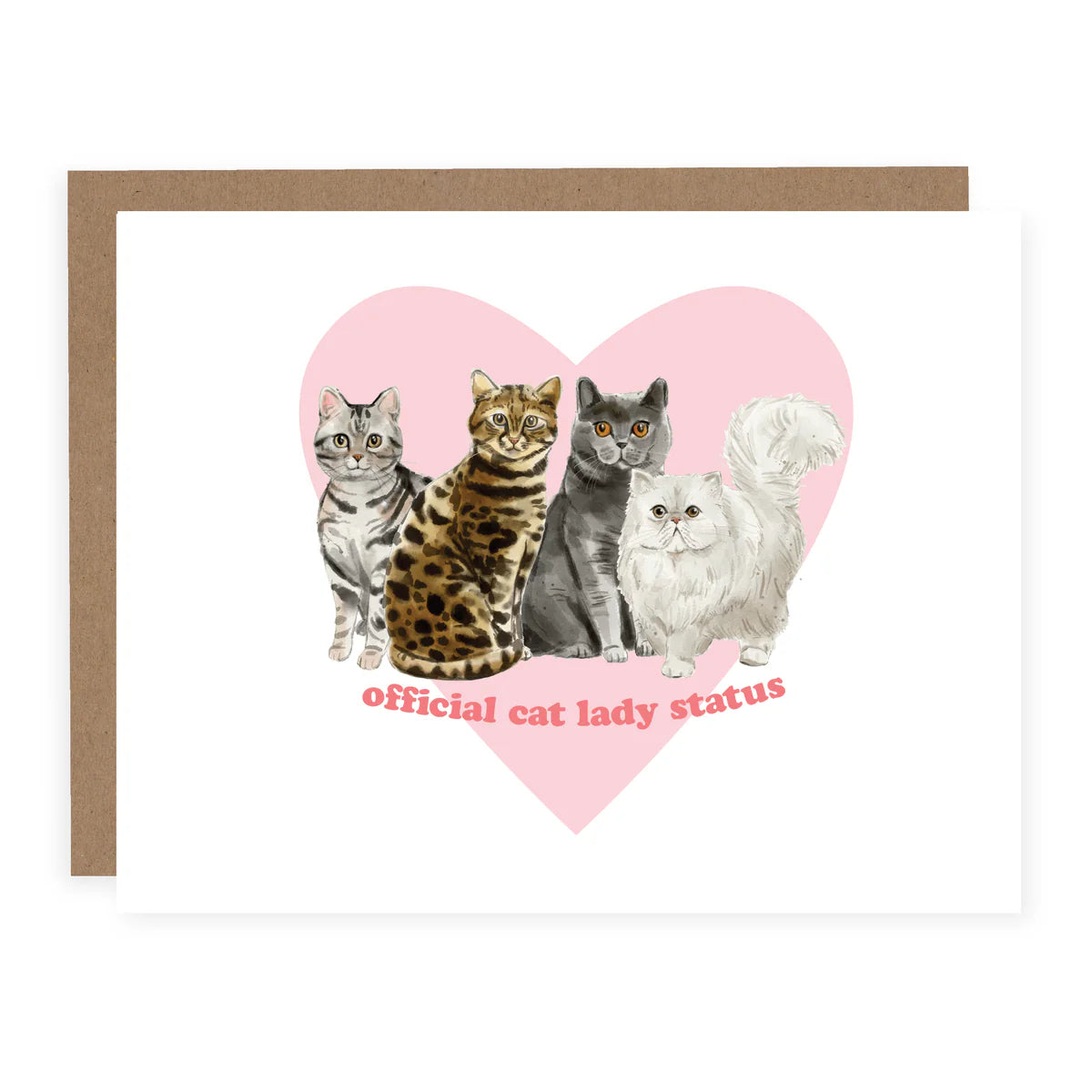 Official Cat Lady Status Card