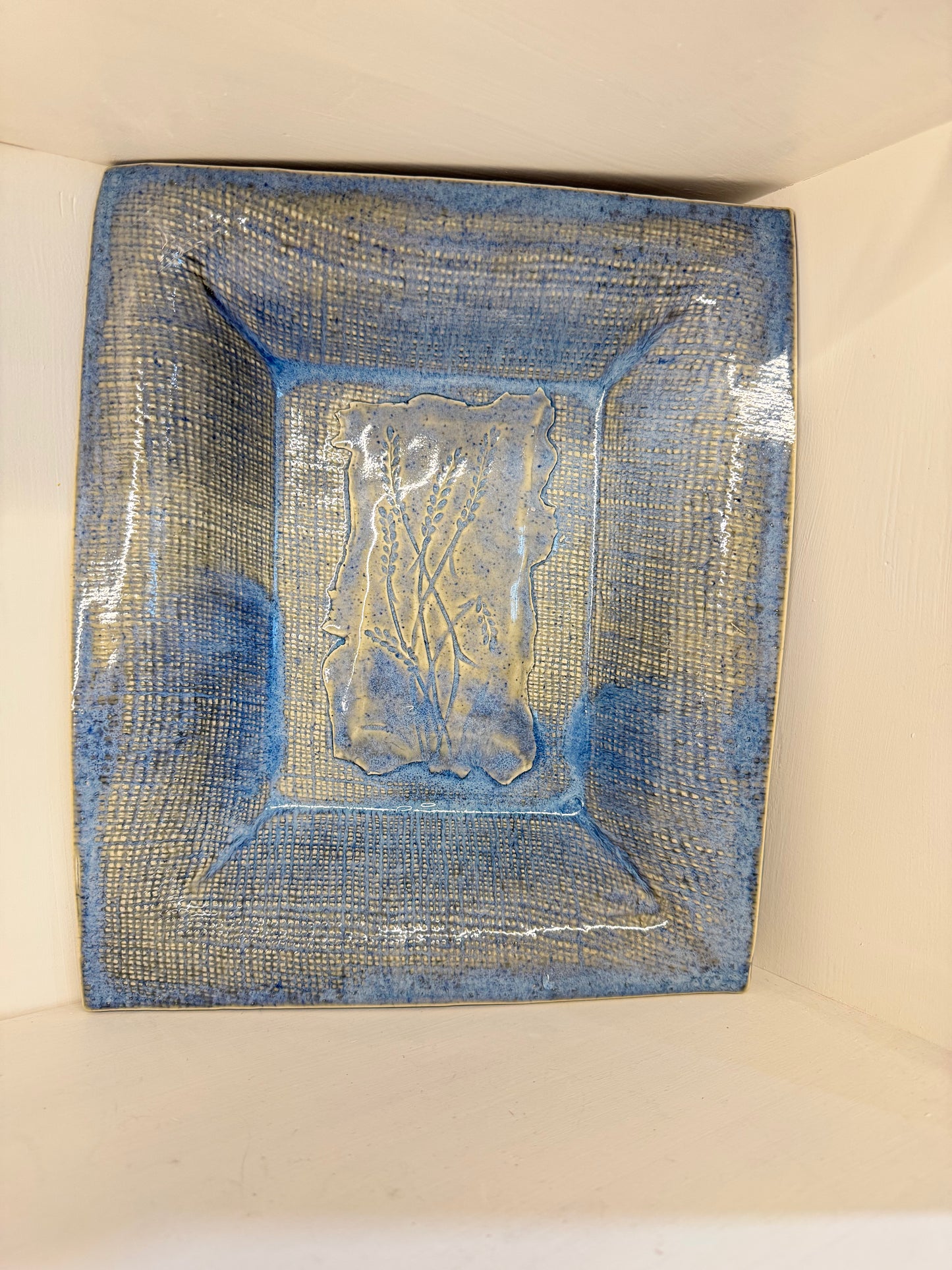 Large Platter - Wheat Print