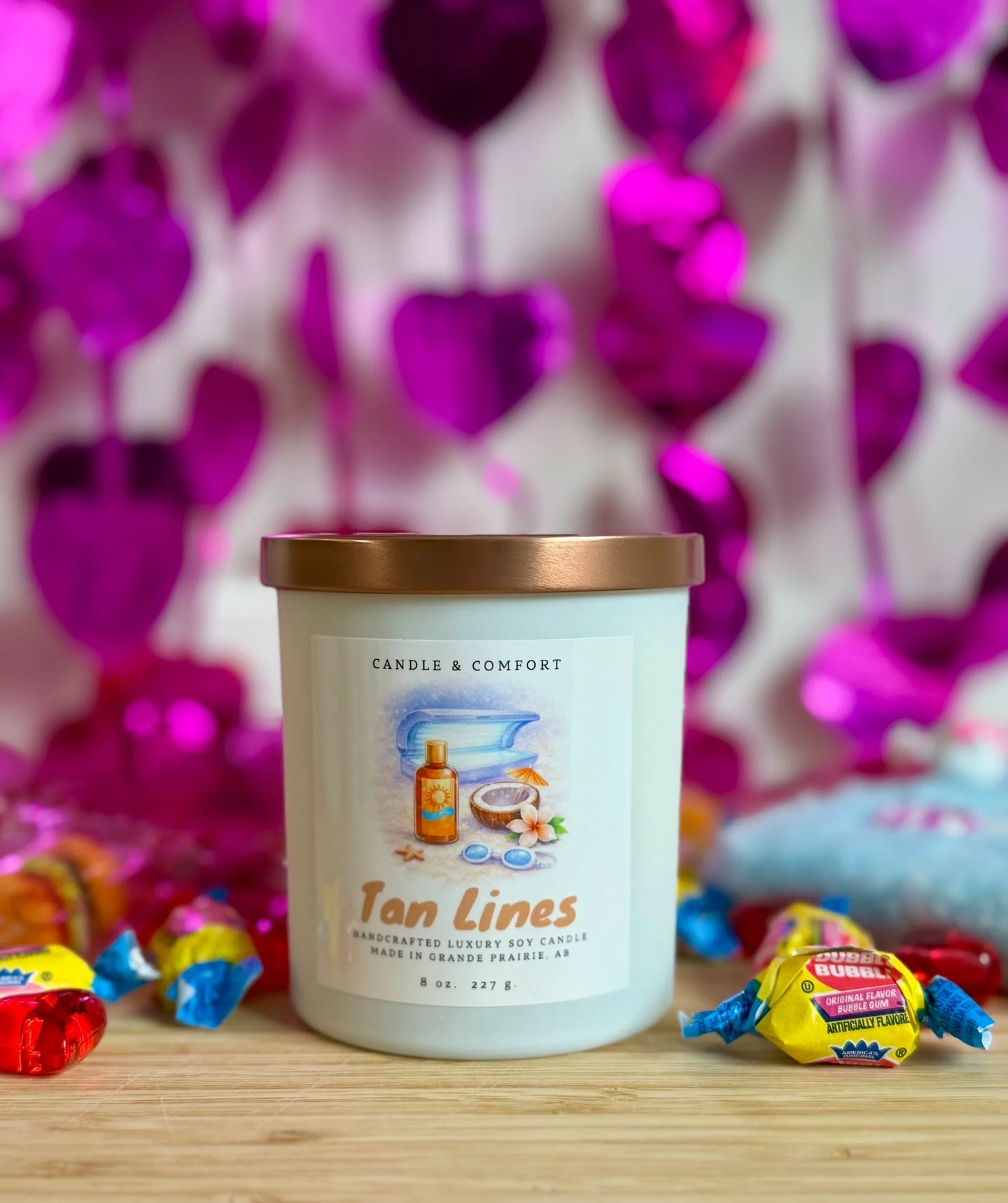 Candle and Comfort Tan Lines