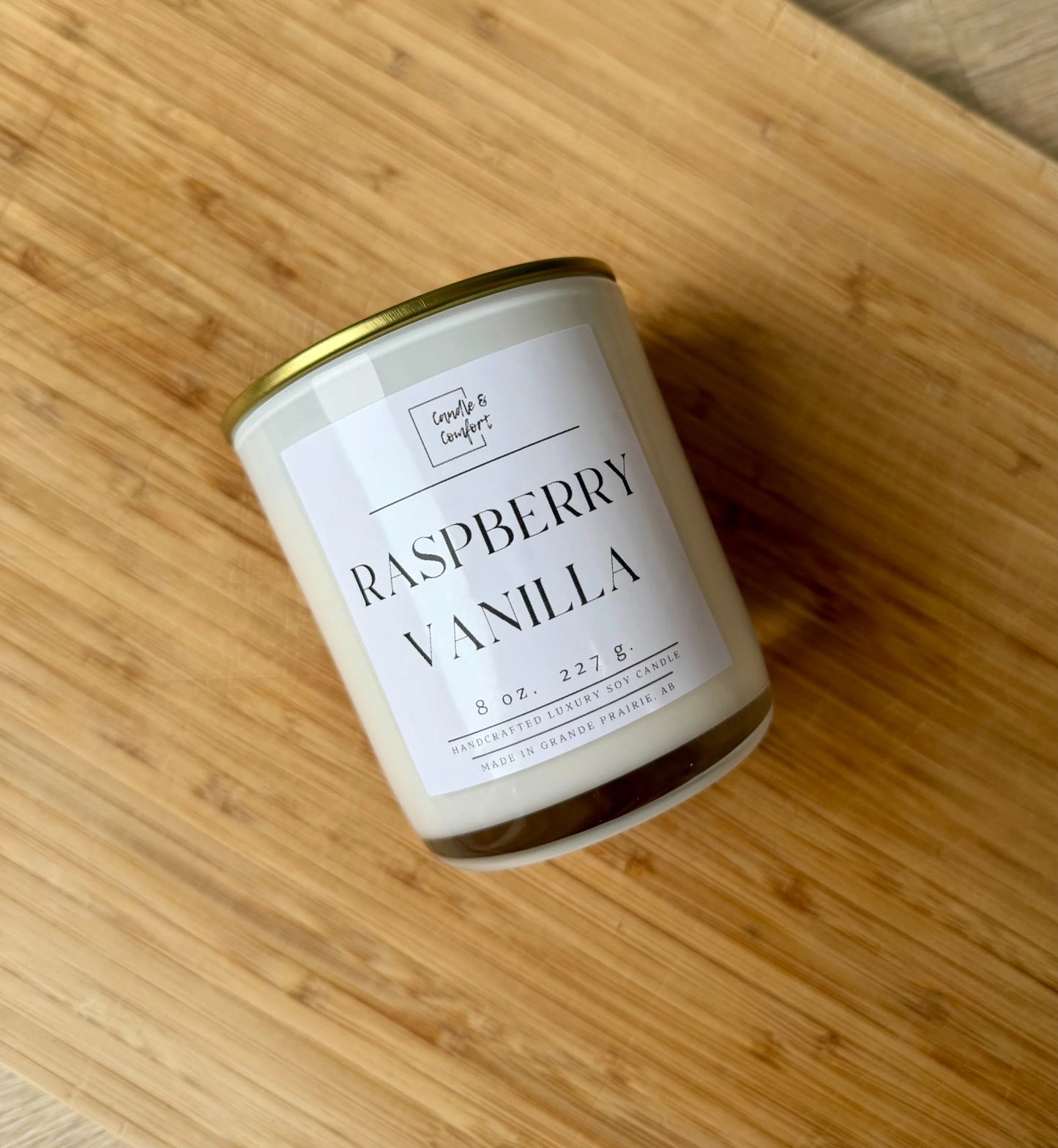 Candle and Comfort Raspberry Vanilla