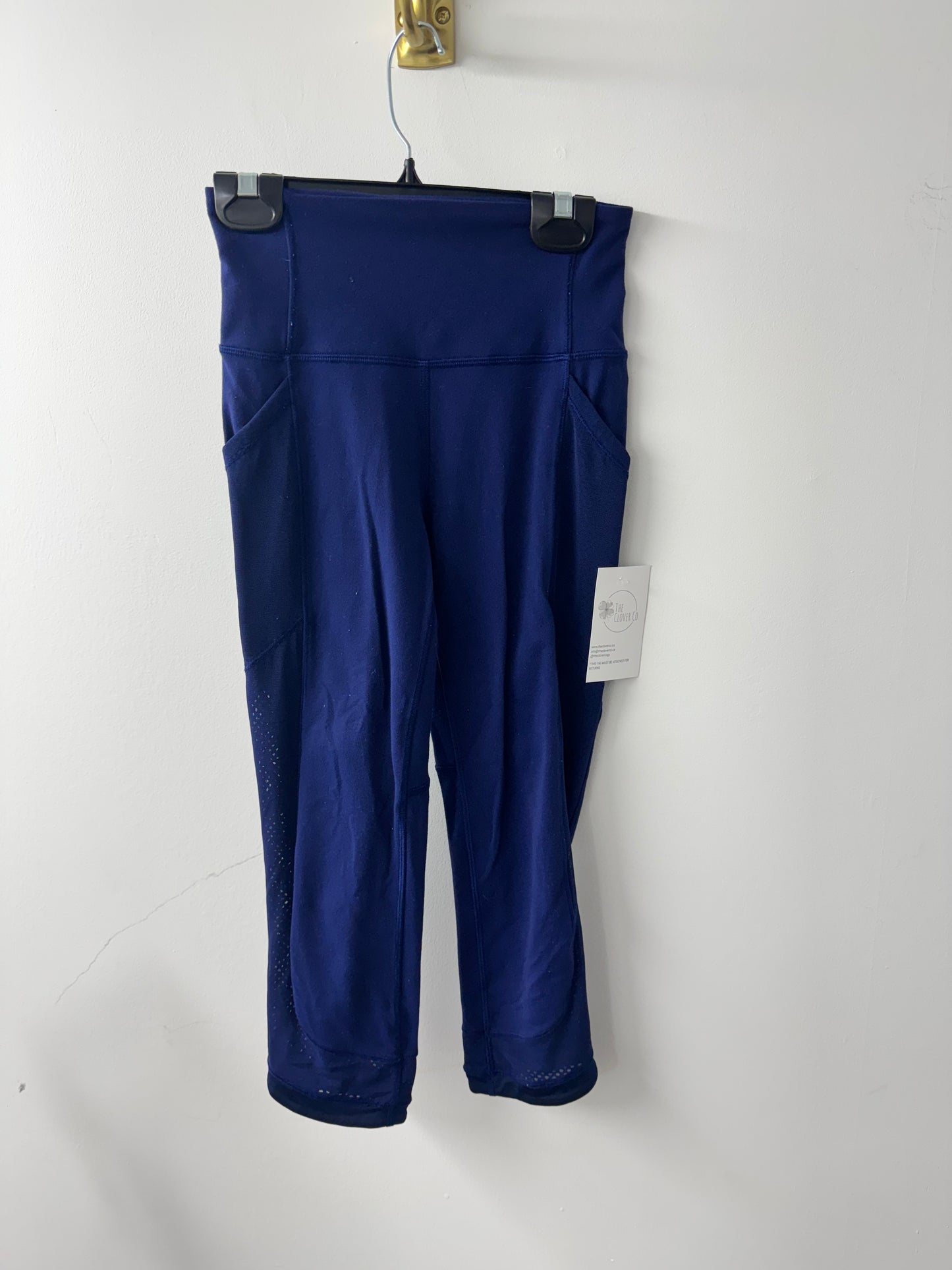 Navy Lululemon Crop - Size 2