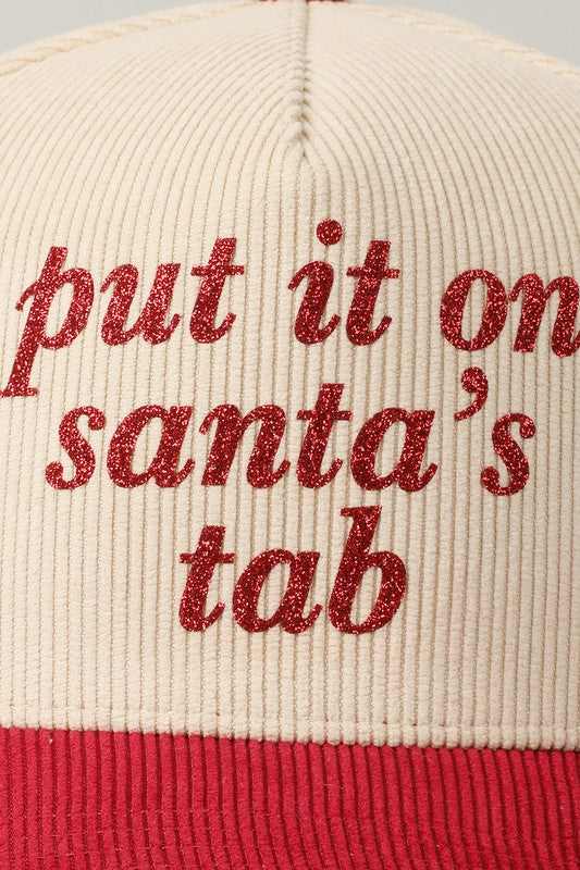 Santa’s Tab Corduroy Hat