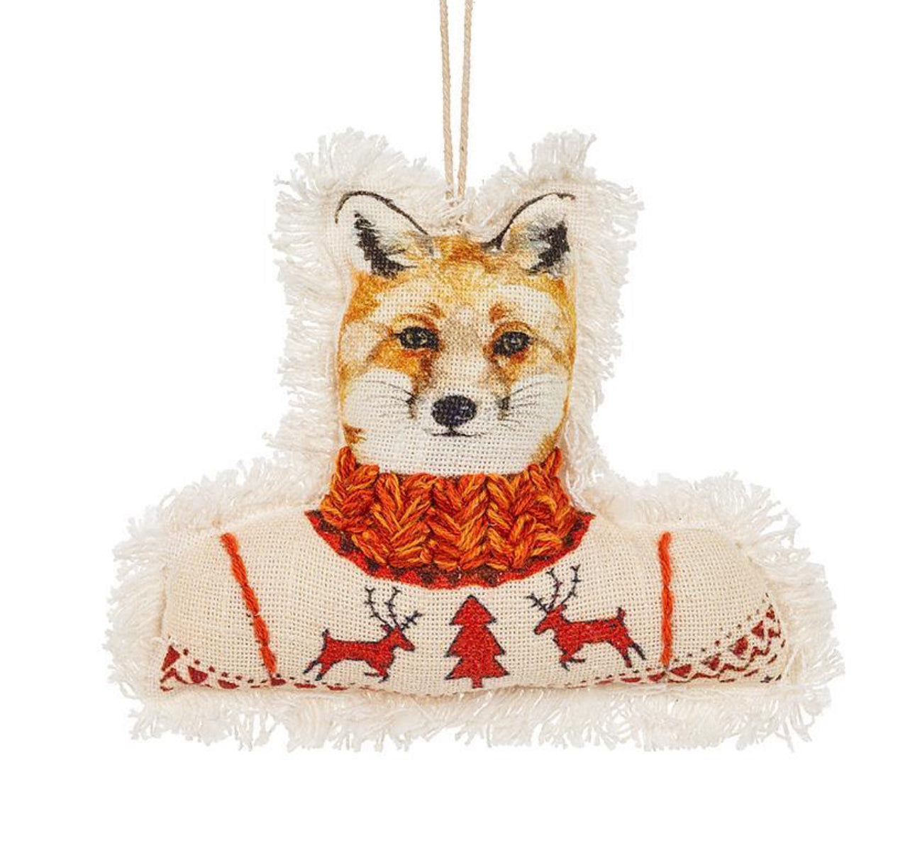 Dressed Fox Ornament