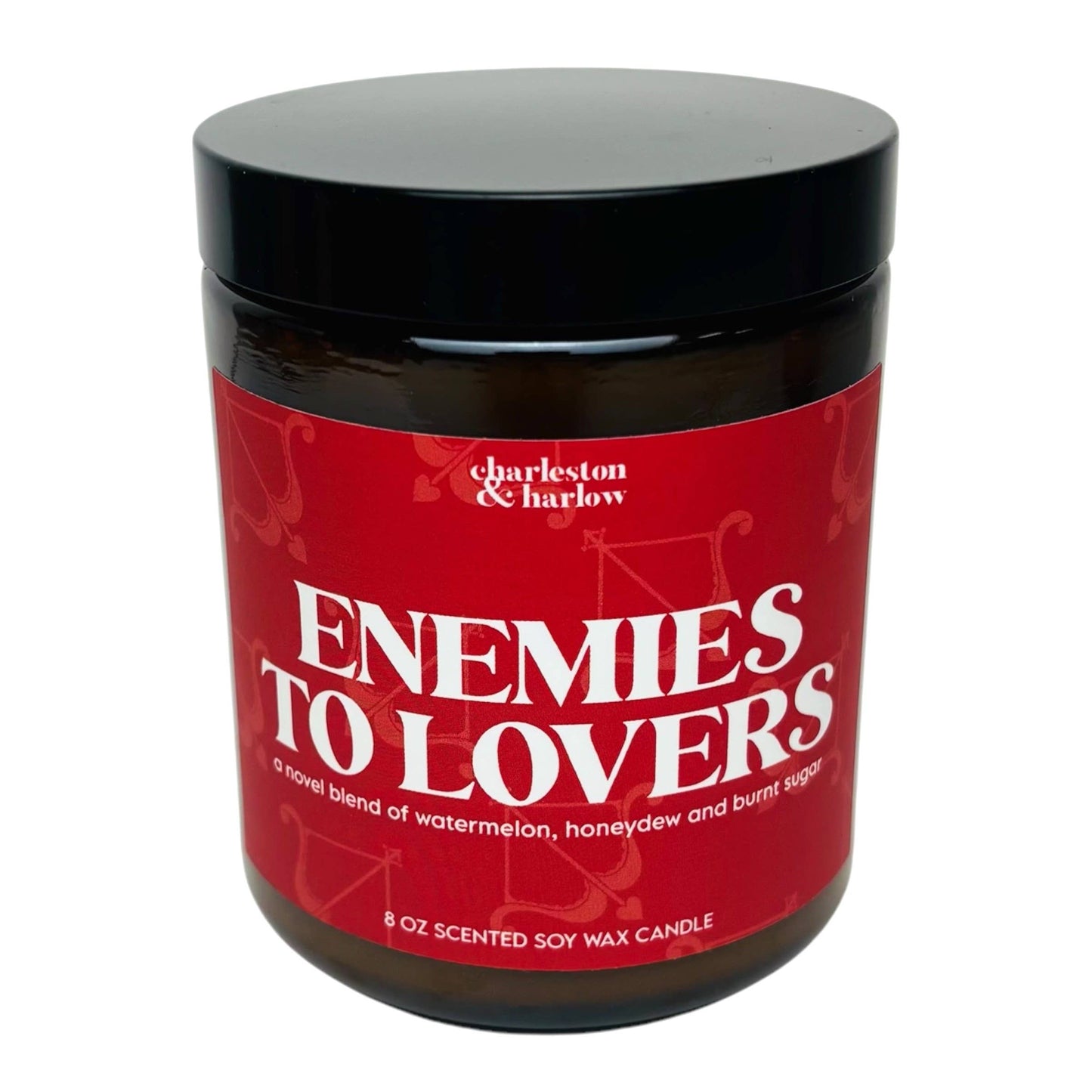 Charleston & Harlow Candle Co. - ENEMIES TO LOVERS Romance Trope Bookish Soy Wax Candle