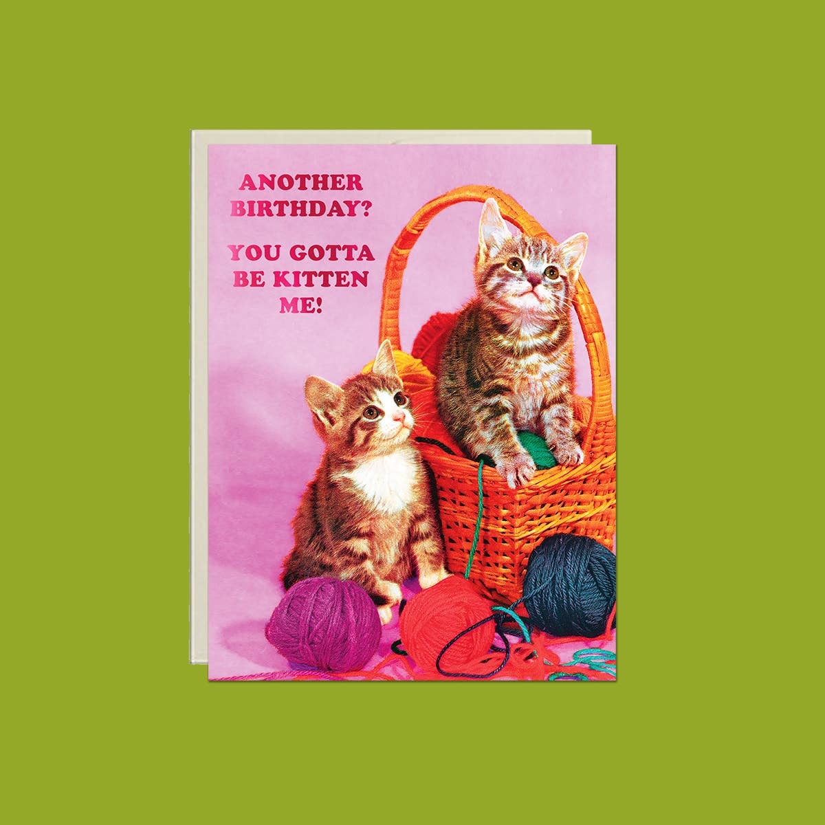 Lucky Goods Paper - Kitten Me! ā Foil Birthday Card