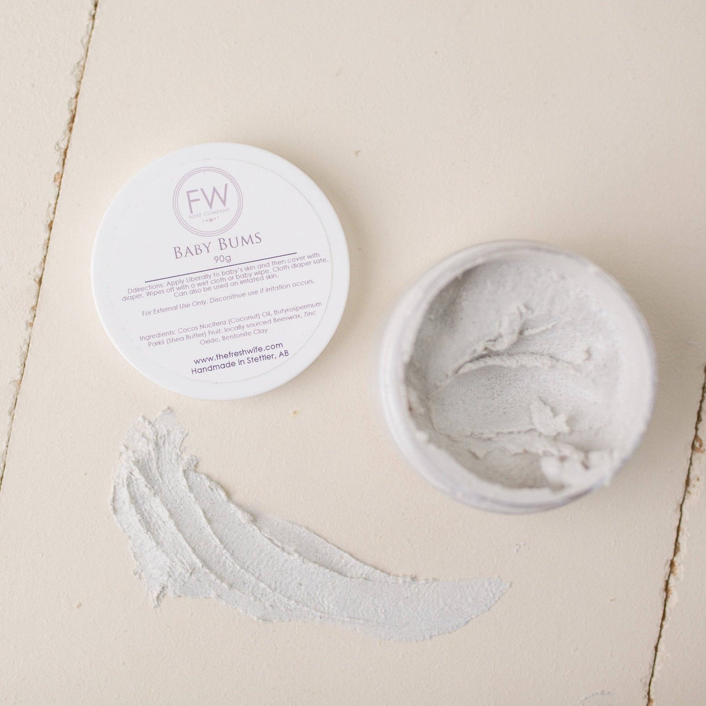 The Fresh Wife Soap Company - Baby Bums - Diaper Cream