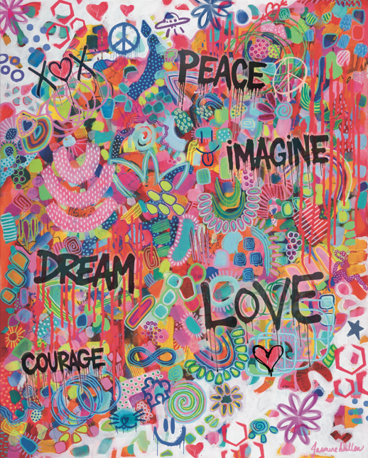 Villager Puzzles - Pink Graffiti | 250 Piece Puzzle | Designed in Canada