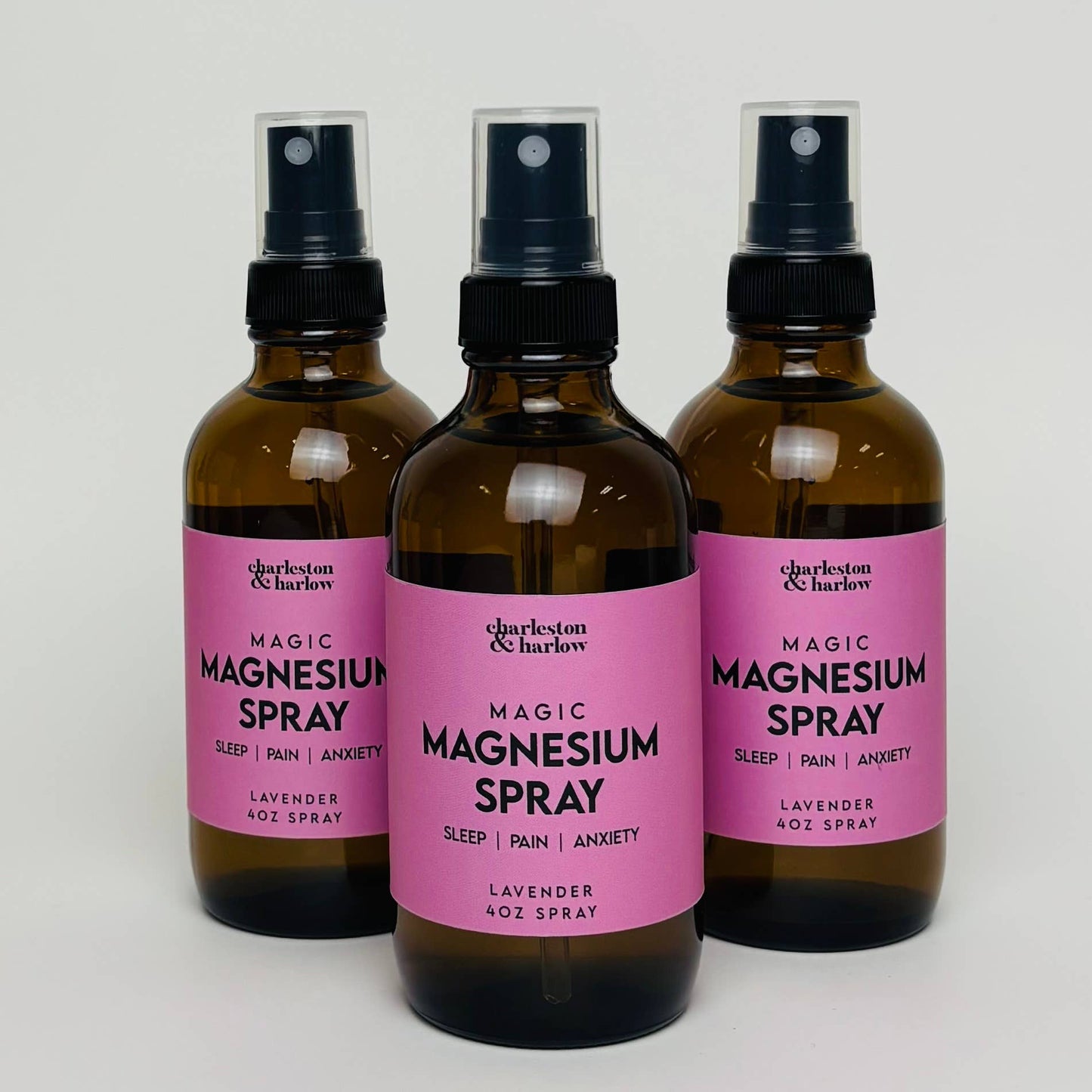 Charleston & Harlow Candle Co. - Lavender MAGIC Magnesium Spray - Sleep, Anxiety, Pain Relief