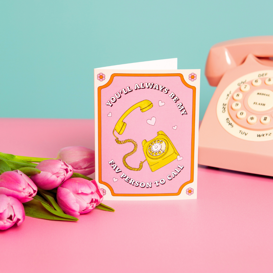 Fav Person to Call Card