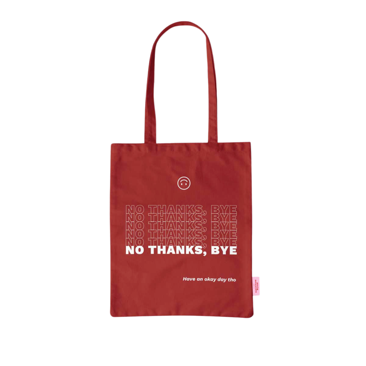 No Thanks Organic Cotton Tote | Last Chance