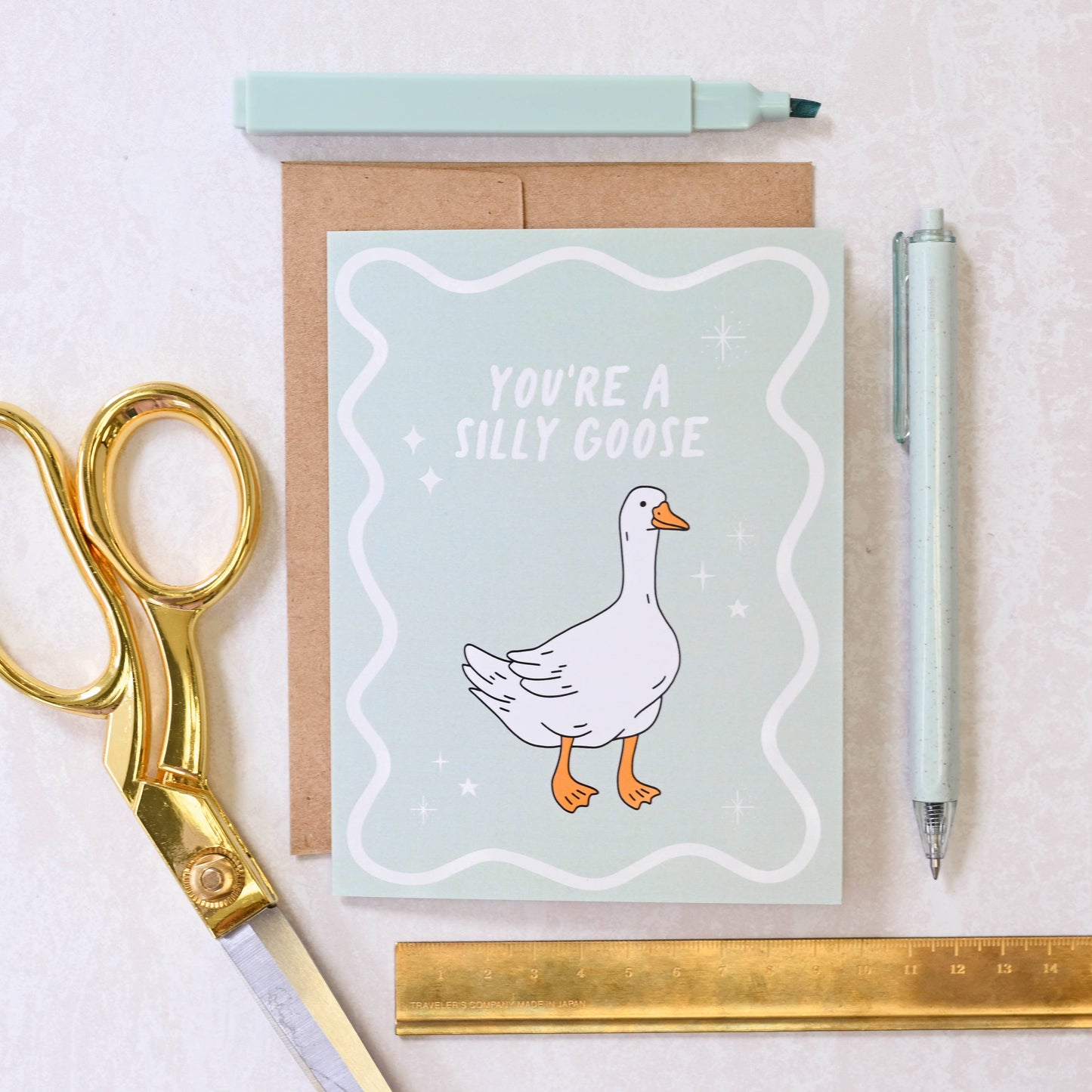 Simple Whimsy - You're A Silly Goose - Birthday Card
