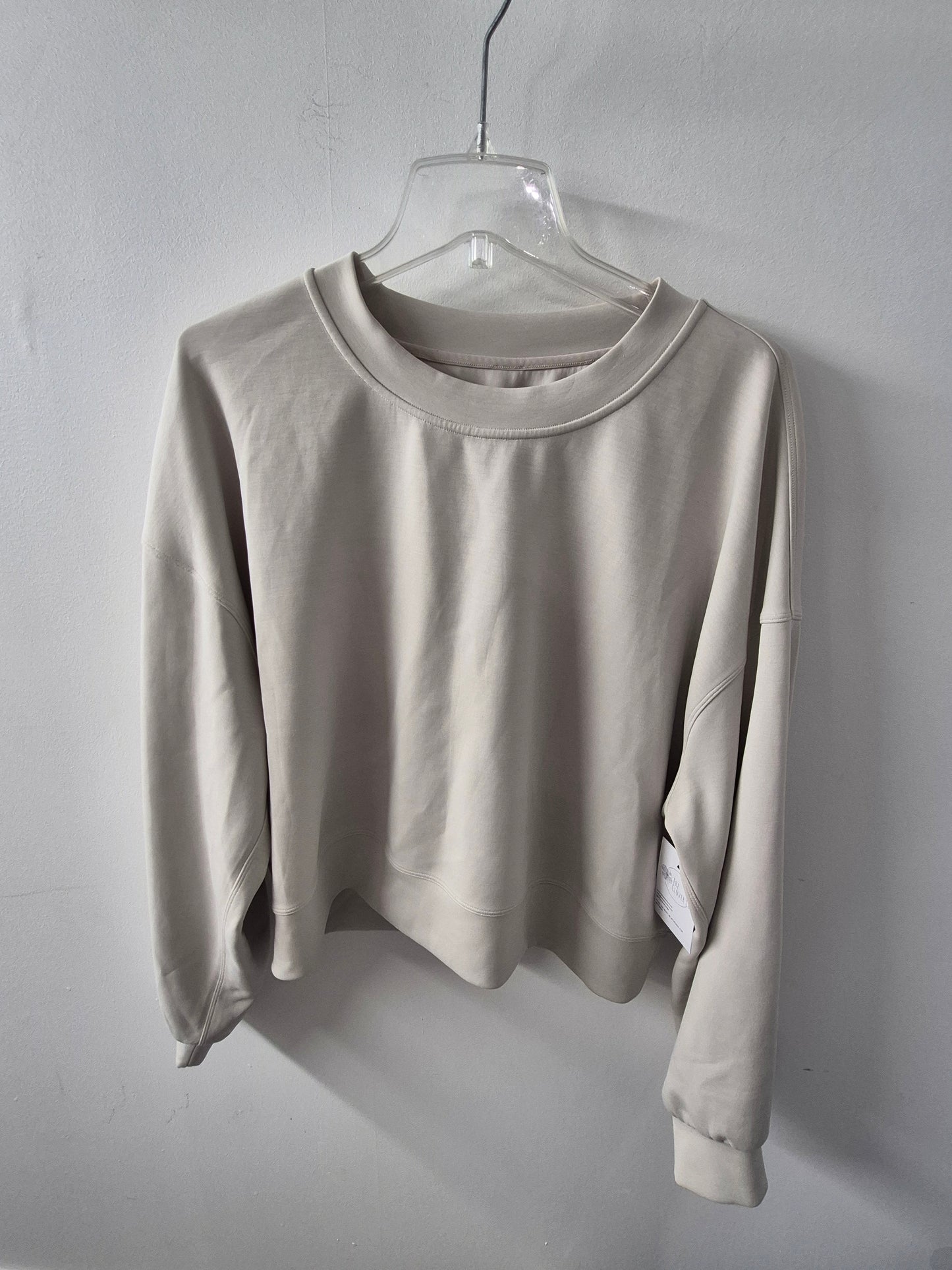 Lululemon Softstreme Perfectly Oversized Cropped Crew Size 12