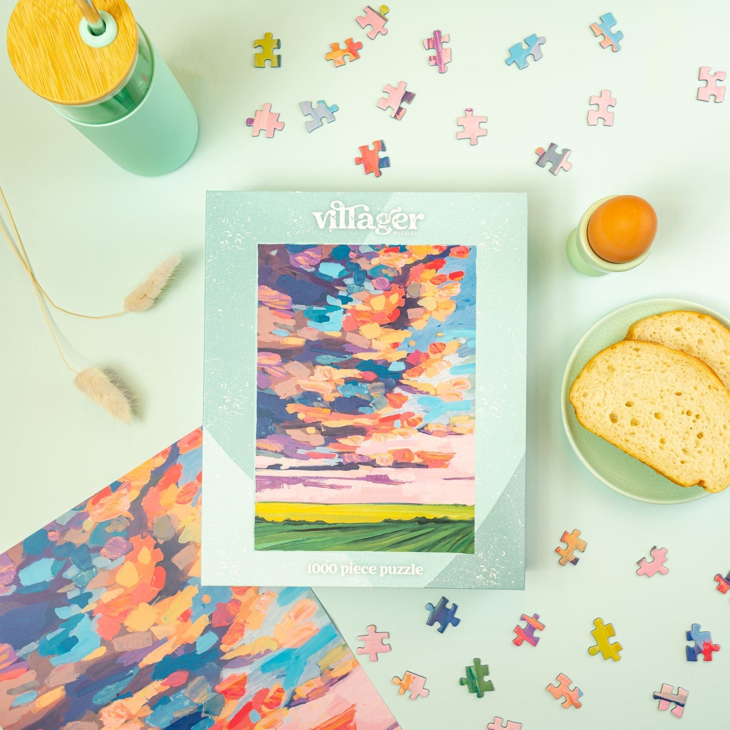 Villager Puzzles - Prairie Sky | 1000-Piece Puzzle for Adults | Designed in Canada