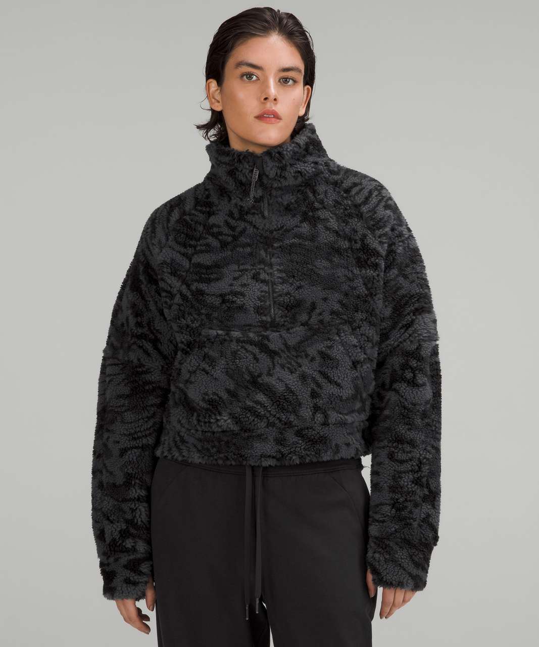 Lululemon Scuba Oversized Fleece Funnel Neck Size M/L