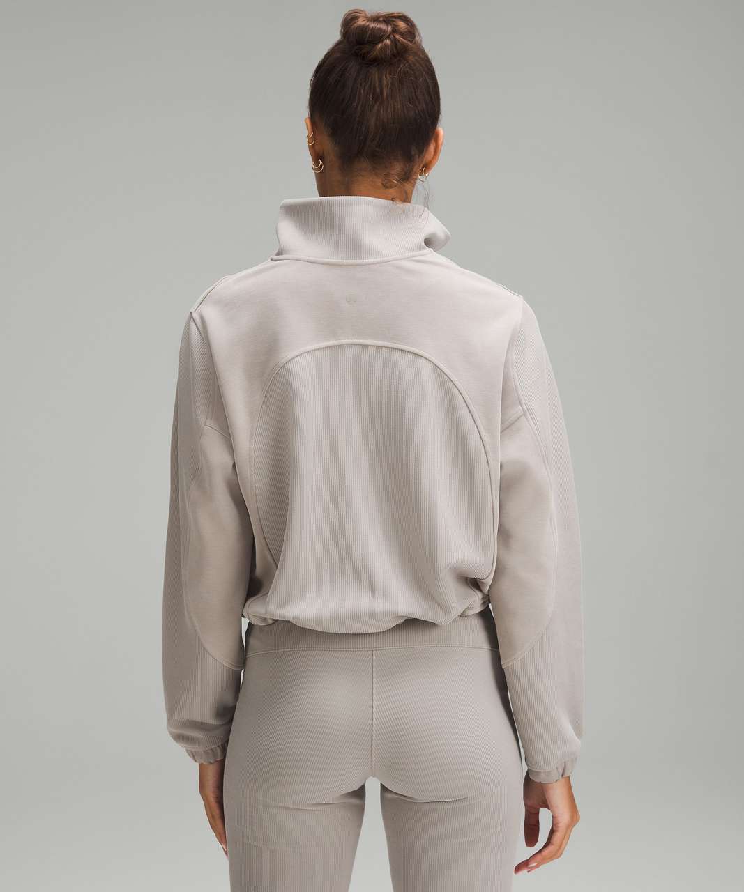 Lululemon Brushed Softstreme Ribbed Half Zip Size 12