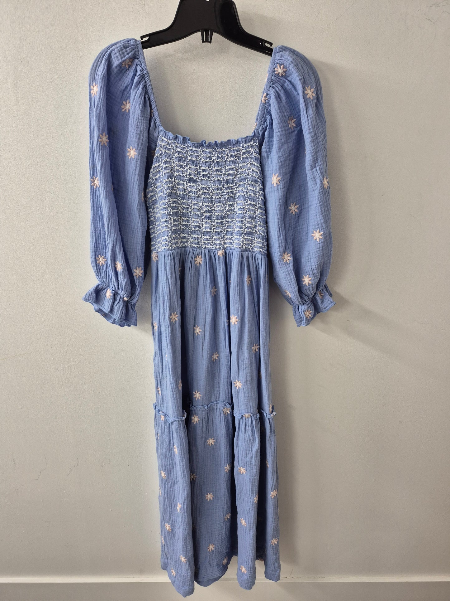 Women's Square Neck Floral Maxi Dress Size Medium