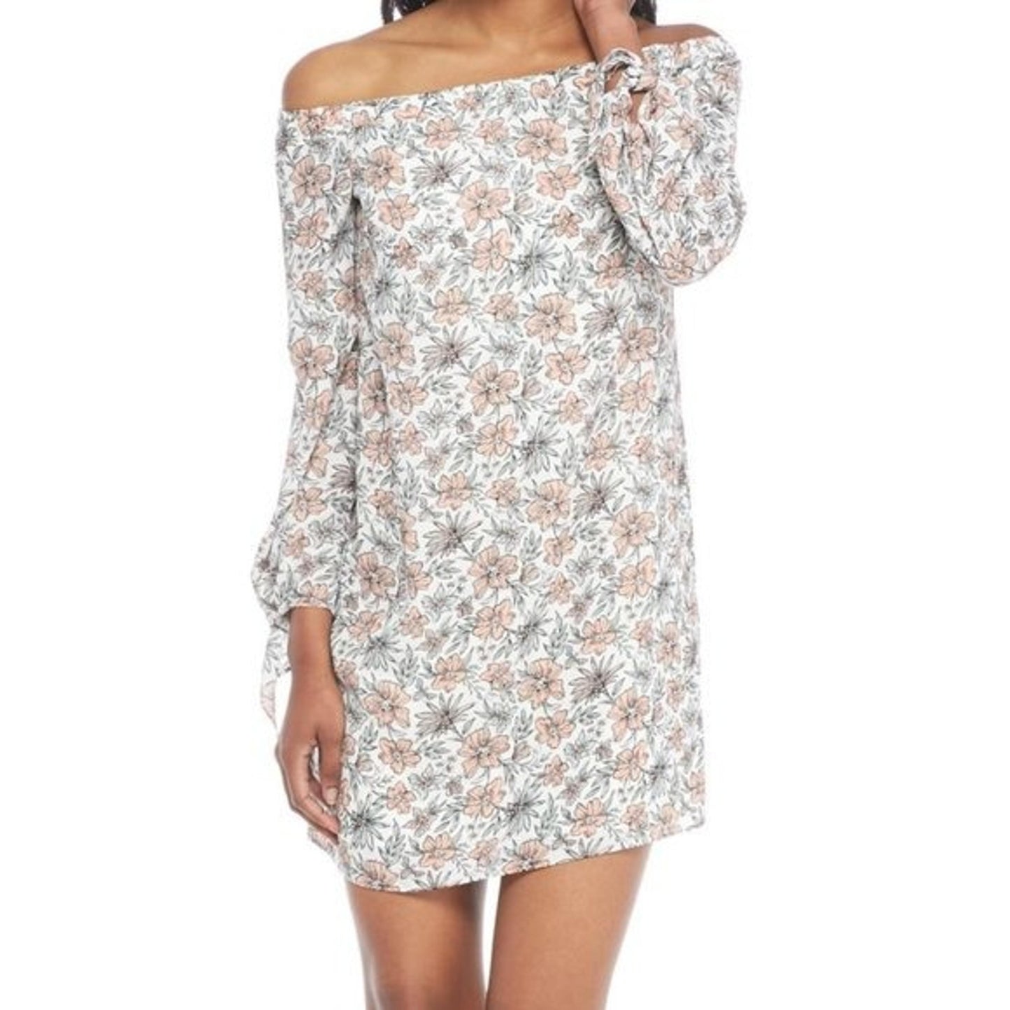Sam Edelman Off the Shoulder Ditsy Dress Size 10