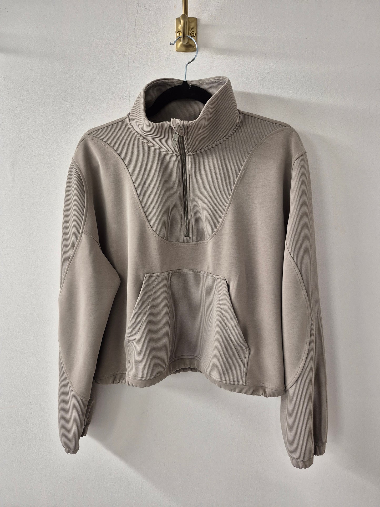 Lululemon Brushed Softstreme Ribbed Half Zip Size 12