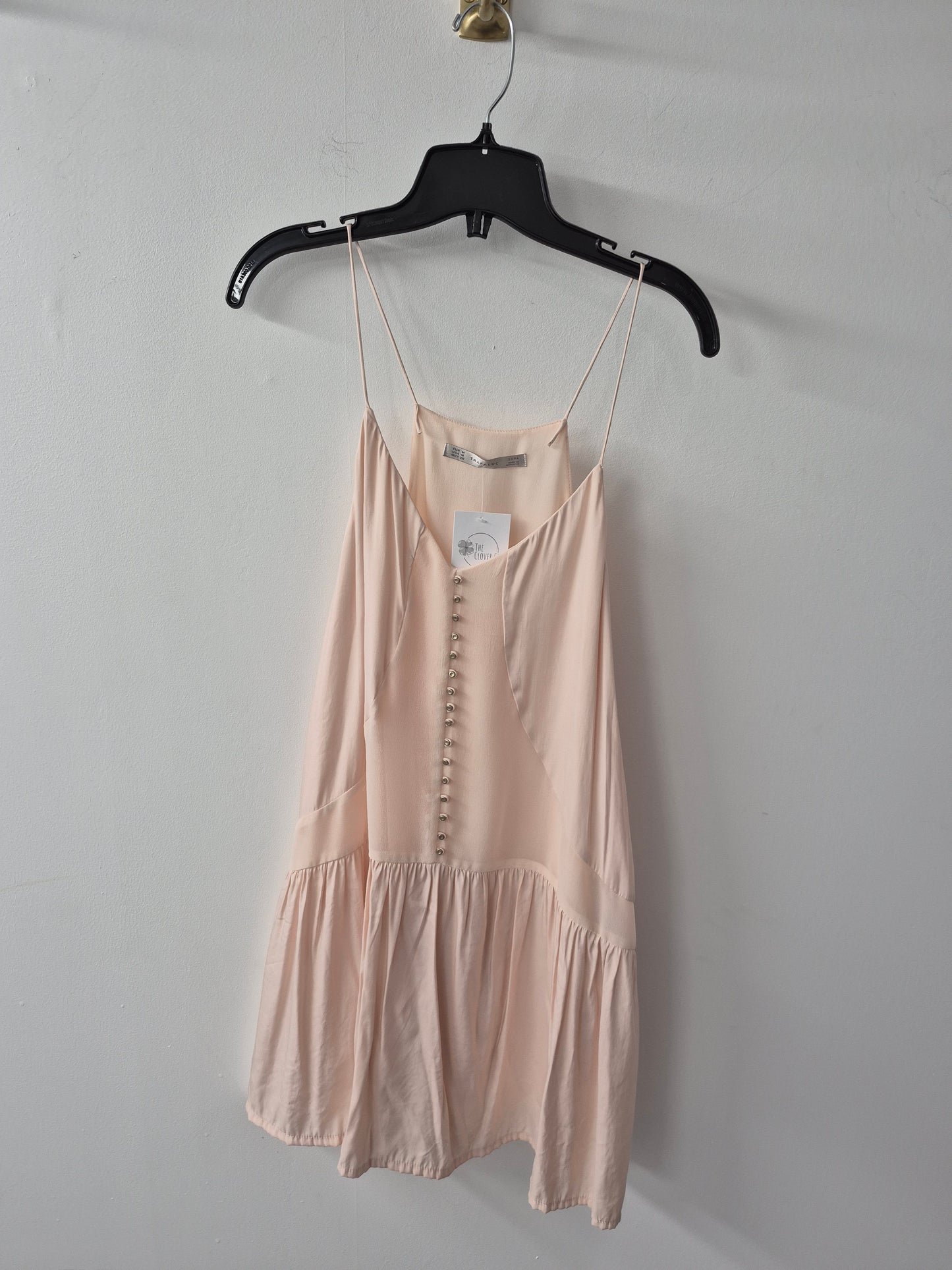 Zara Trafaluc Button Front Dress Size Medium