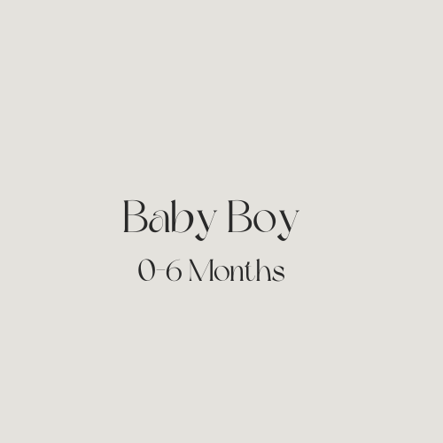 Baby Boy 0-6 Months
