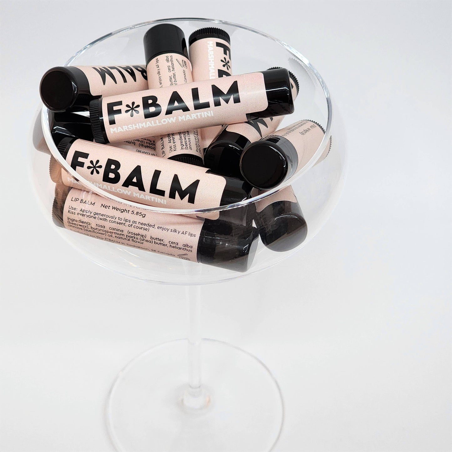 Charleston & Harlow Candle Co. - COCKTAIL Marshmallow Martini Lip Balm