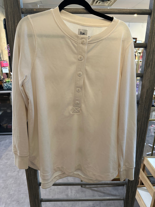 Bae The Label Nursing Sweatshirt Sz M