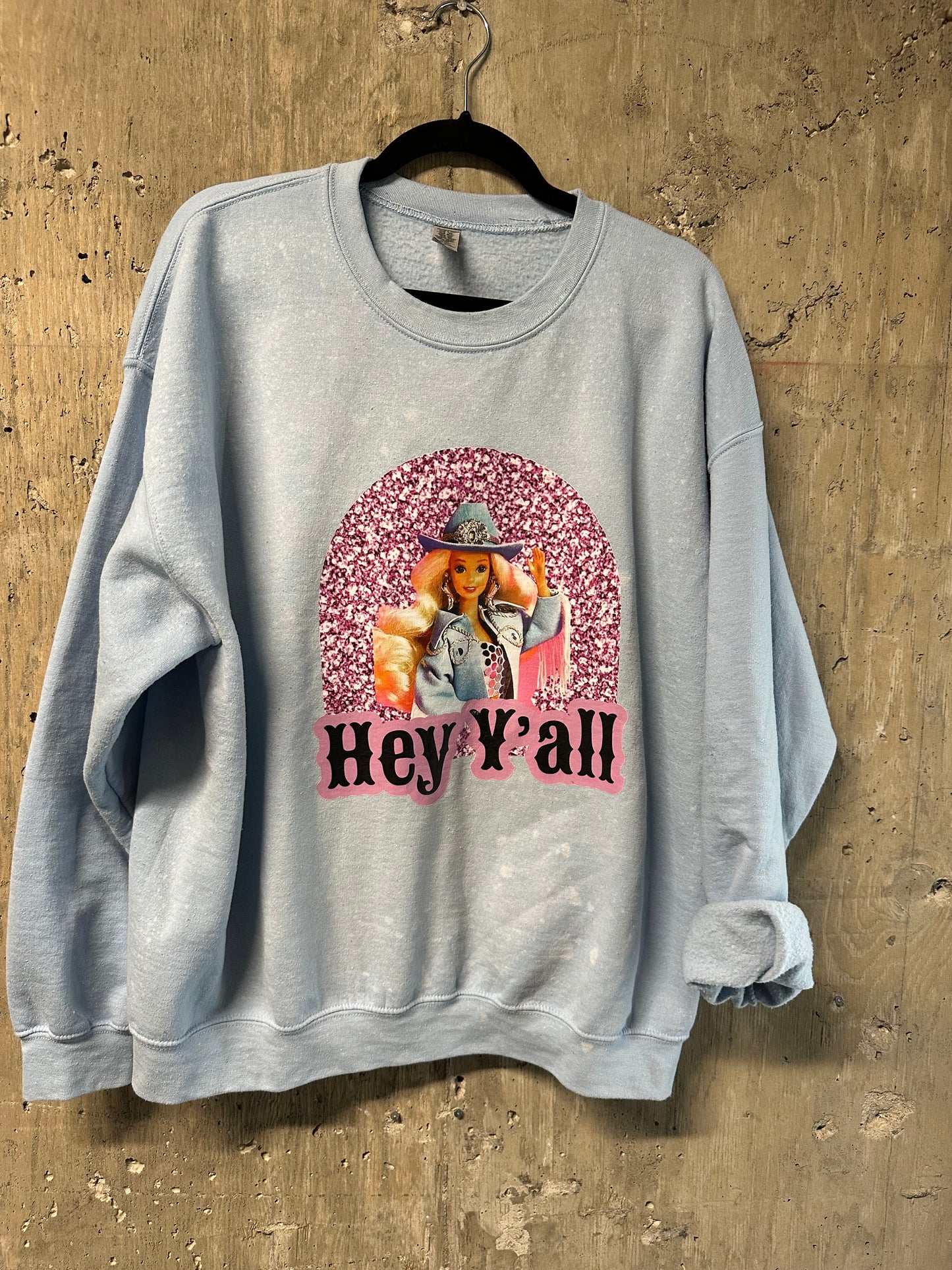 Barbie Y’all Crewneck Sz XL