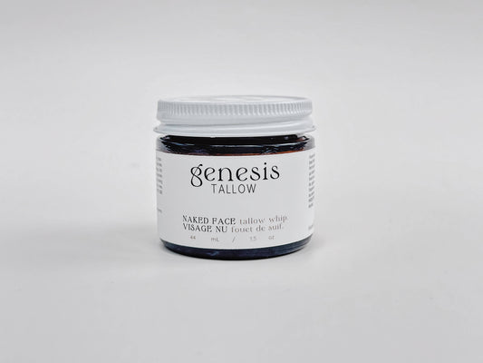 Genesis Tallow - Naked Face Tallow Whip | Unscented Beef Tallow Moisturizer : 1.5oz