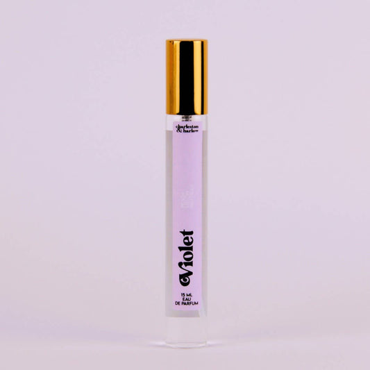 Charleston & Harlow Candle Co. - Violet Perfume Fragrance Unisex 15mL Travel Size