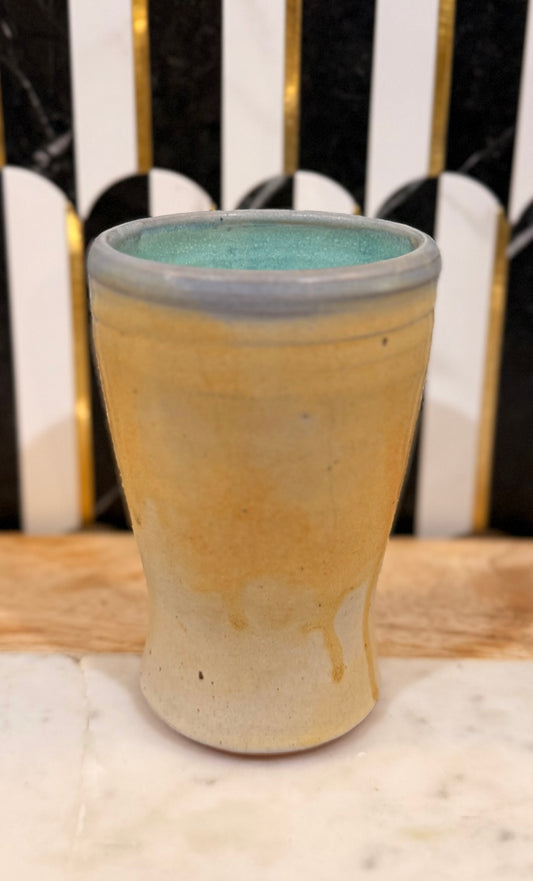 Pottery cup or vase