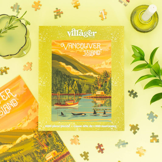 Villager Puzzles - Vancouver Island | 1000-Piece Puzzle | Designed in Canada