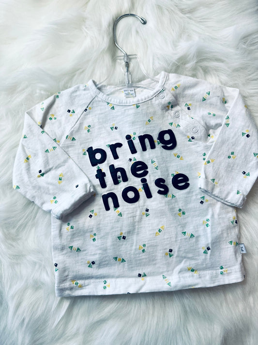 Bring The Noise Long Sleeve top 6-13m