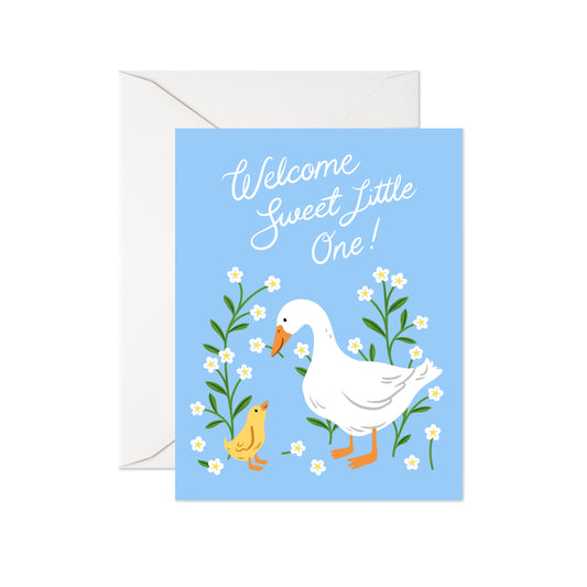 Linden Paper Co. - Welcome Sweet Little One | Greeting Card