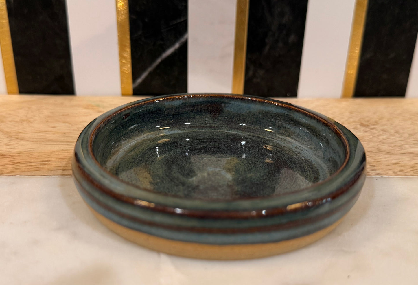 Pottery Trinket Dish-L by Merc