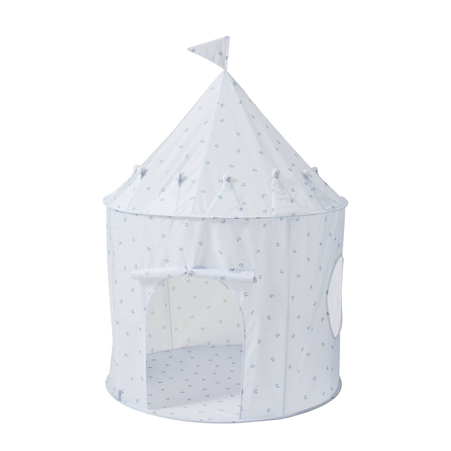 3 Sprouts - Recycled Fabric Play Tent Castle - Prints: Blueberry Mist