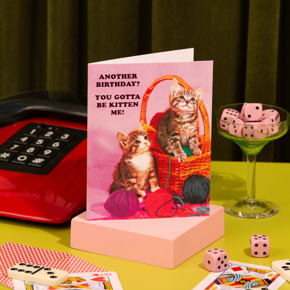 Lucky Goods Paper - Kitten Me! – Foil Birthday Card