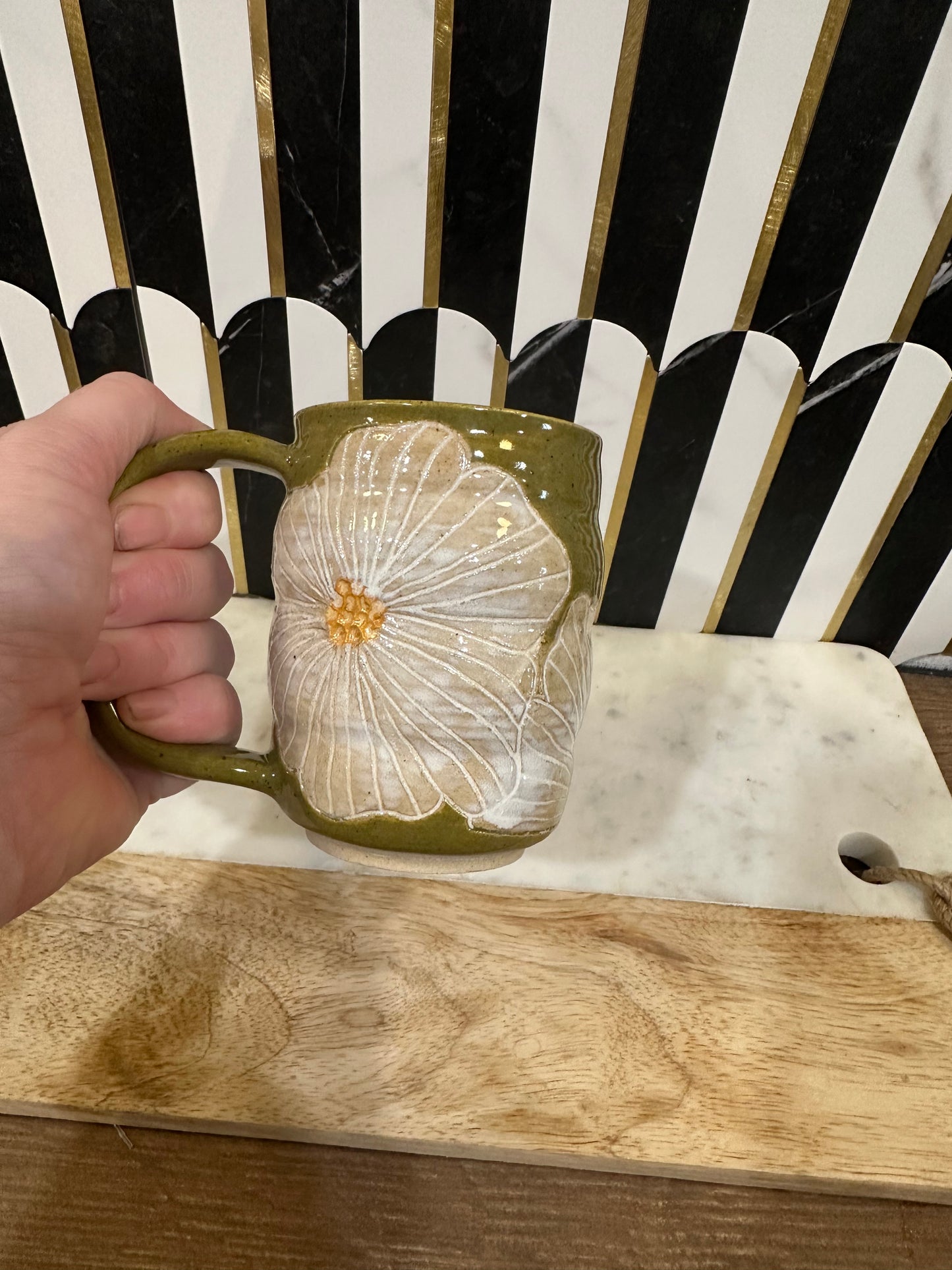 Merc Pottery Mug 10z