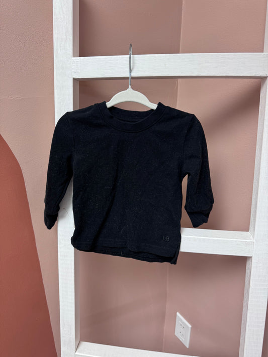 Little Bipsy Black Long Sleeve - Size 6/12 Months