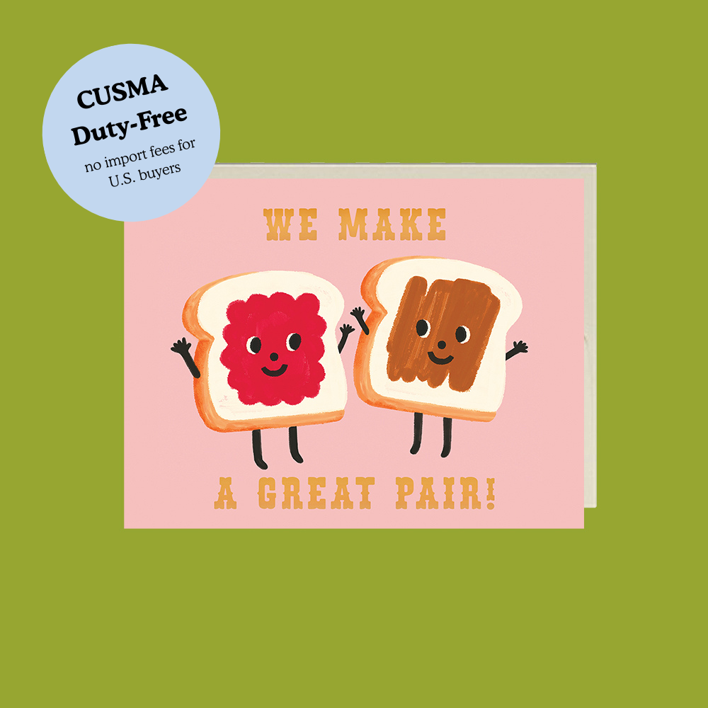 Lucky Goods Paper - We Make a Great Pair - Foil Valentine's Day ✿ Love