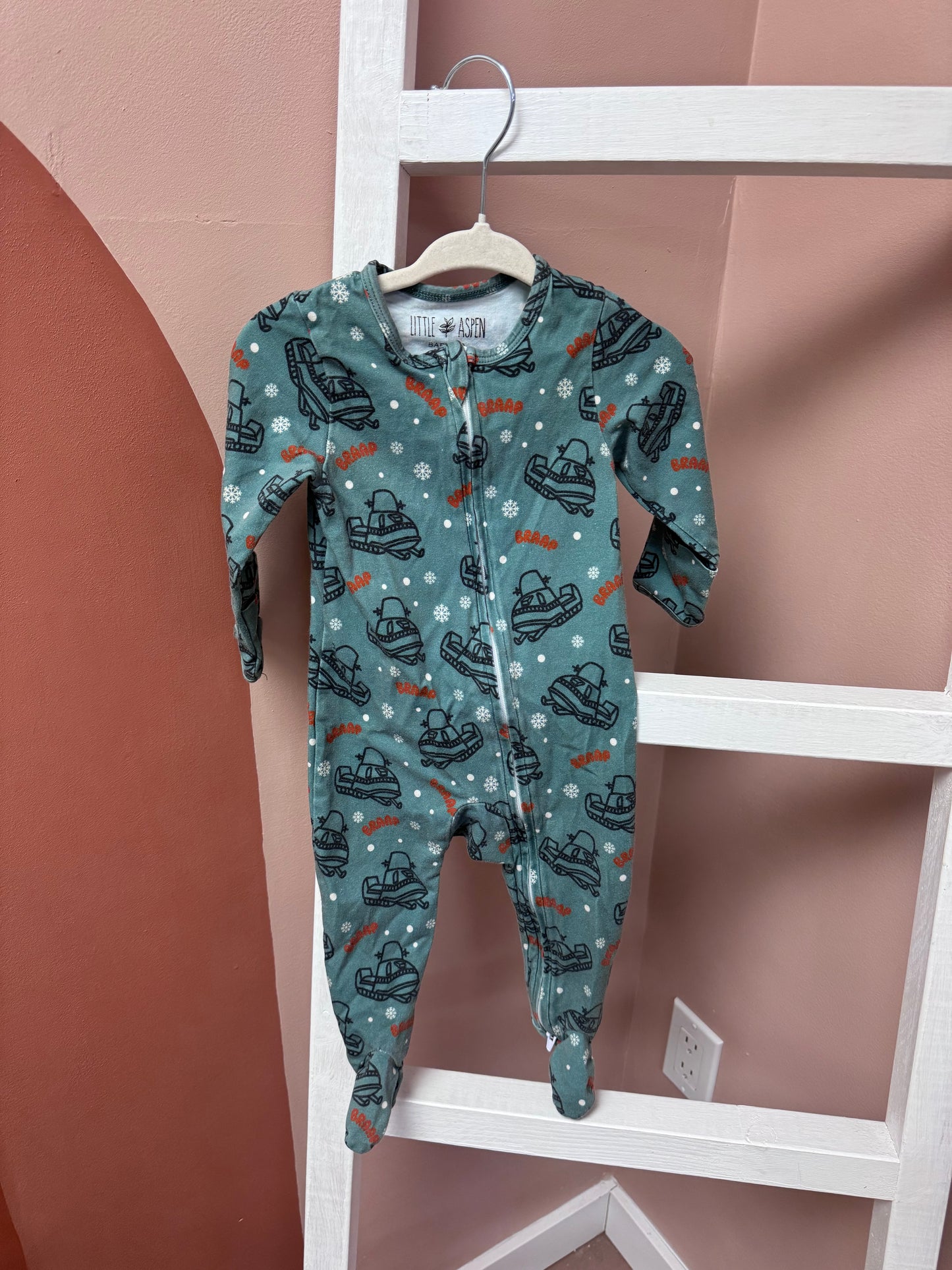 Little Aspen Snow Mobile Sleeper - Size 3/6 Months