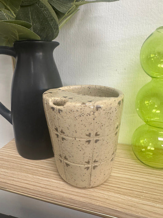 Tulie Pottery Travel Mug - Grey Delft